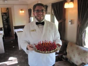 Marketing lessons as a volunteer bartender on a 1930s railroad car