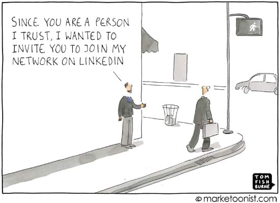 Here's why accepting random LinkedIn requests might be a good idea.