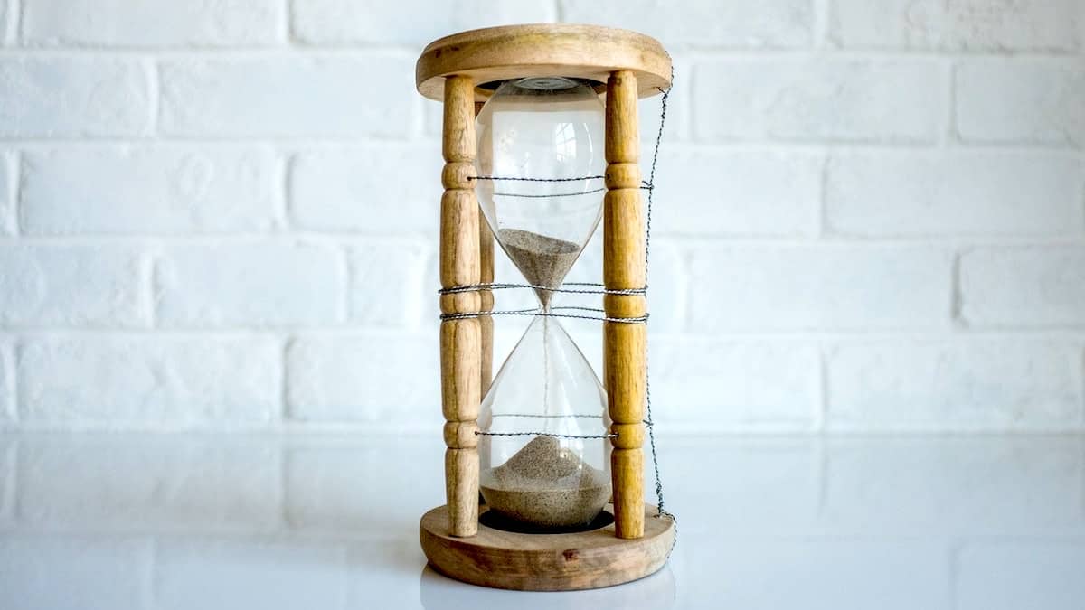time leakage agency time tracking hourglass sand