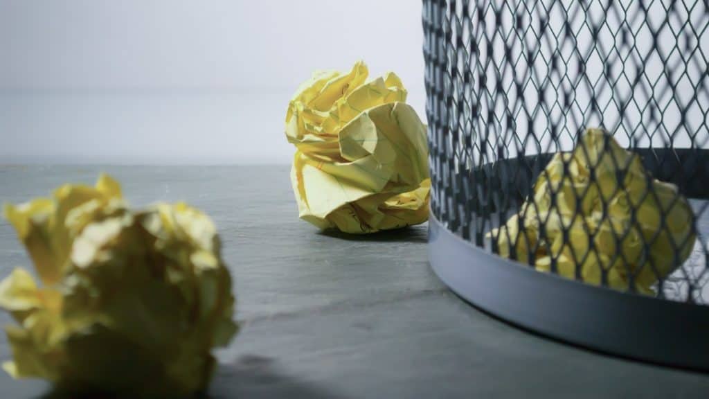difficult strategic decisions agency decisionmaking crumpled yellow paper trash can 1024x576 1