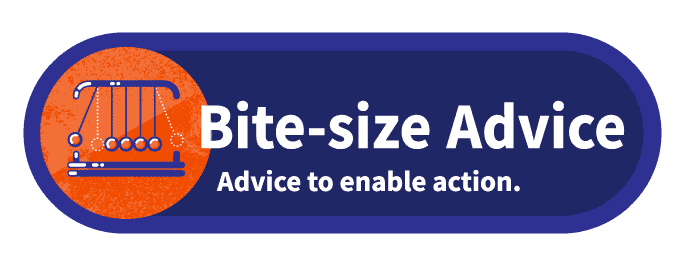 Bite size advice for agency ownerstagline