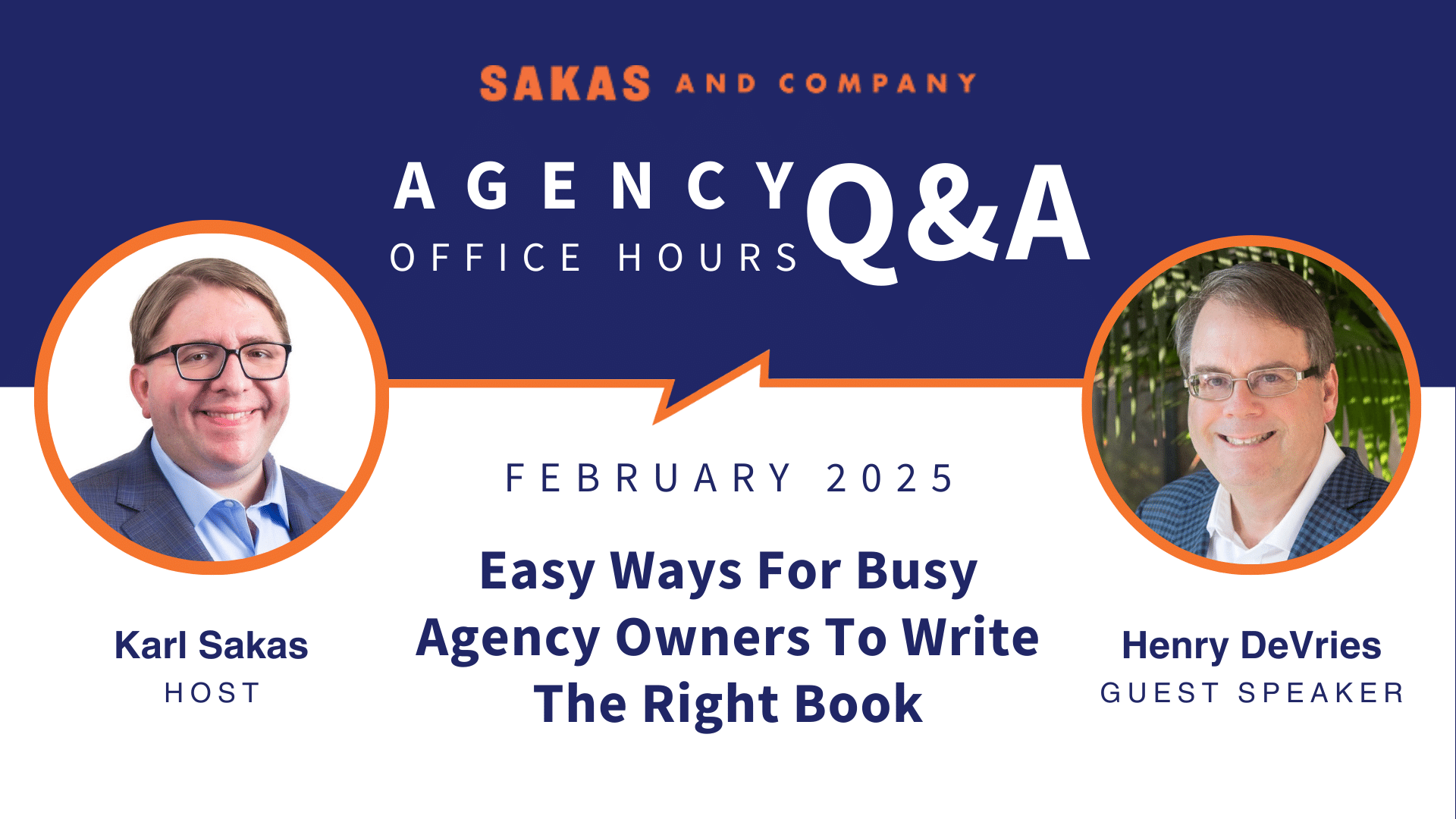 February 2025 Agency Office Hours with Henry DeVries