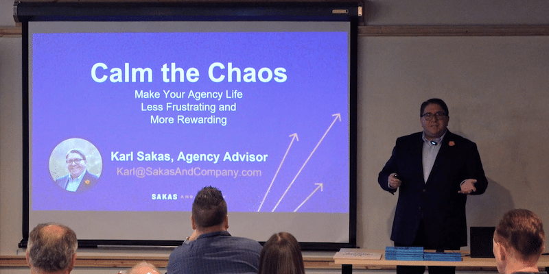 Karl Sakas talk on handling difficult clients
