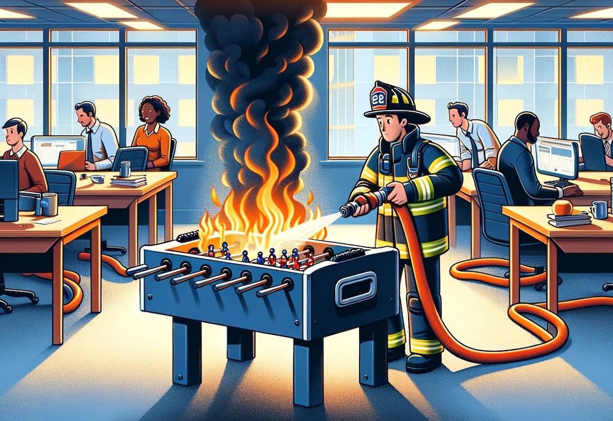 Get an agency coach to help you stop agency fires, at the foosball table and otherwise
