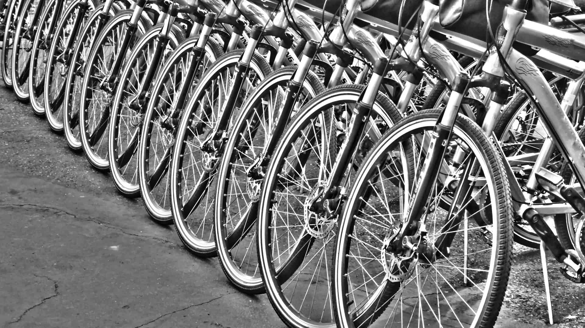Row of bikes